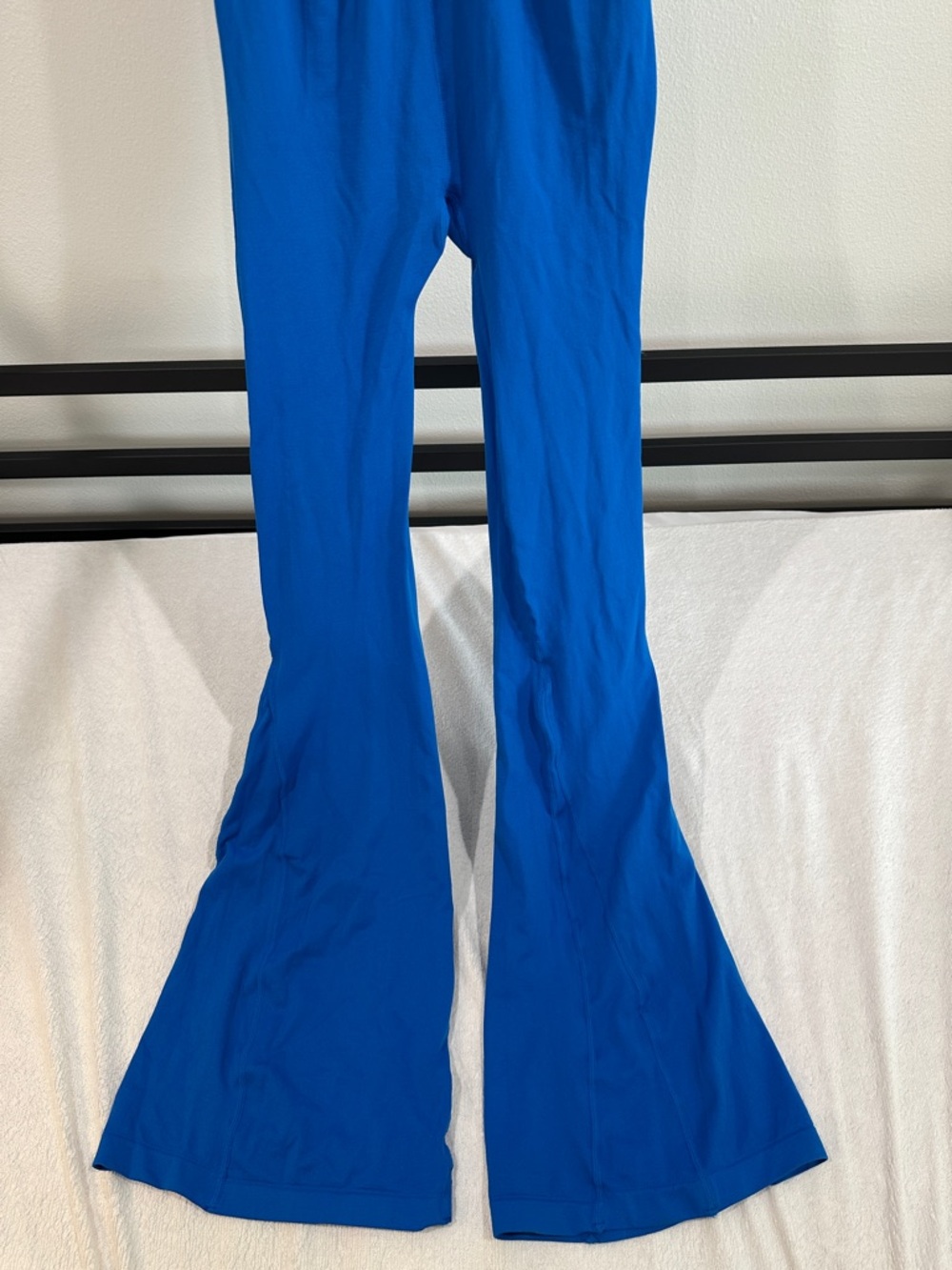 FP Movement by Free People Electric Blue Scoop-Neck Jumpsuit with White Trim - Picture 7 of 7